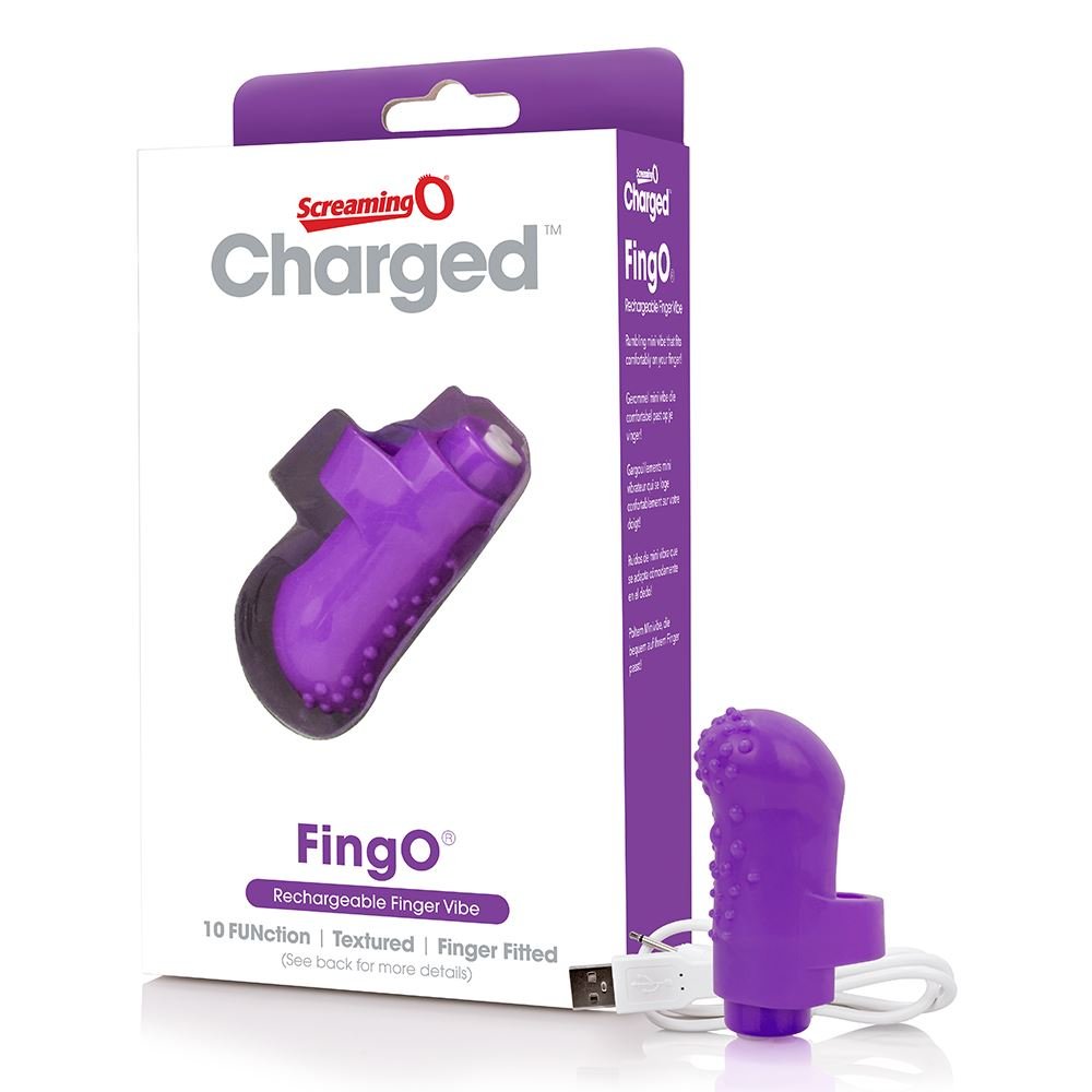 Screaming O Charged FingO Mini Vibe – Purple